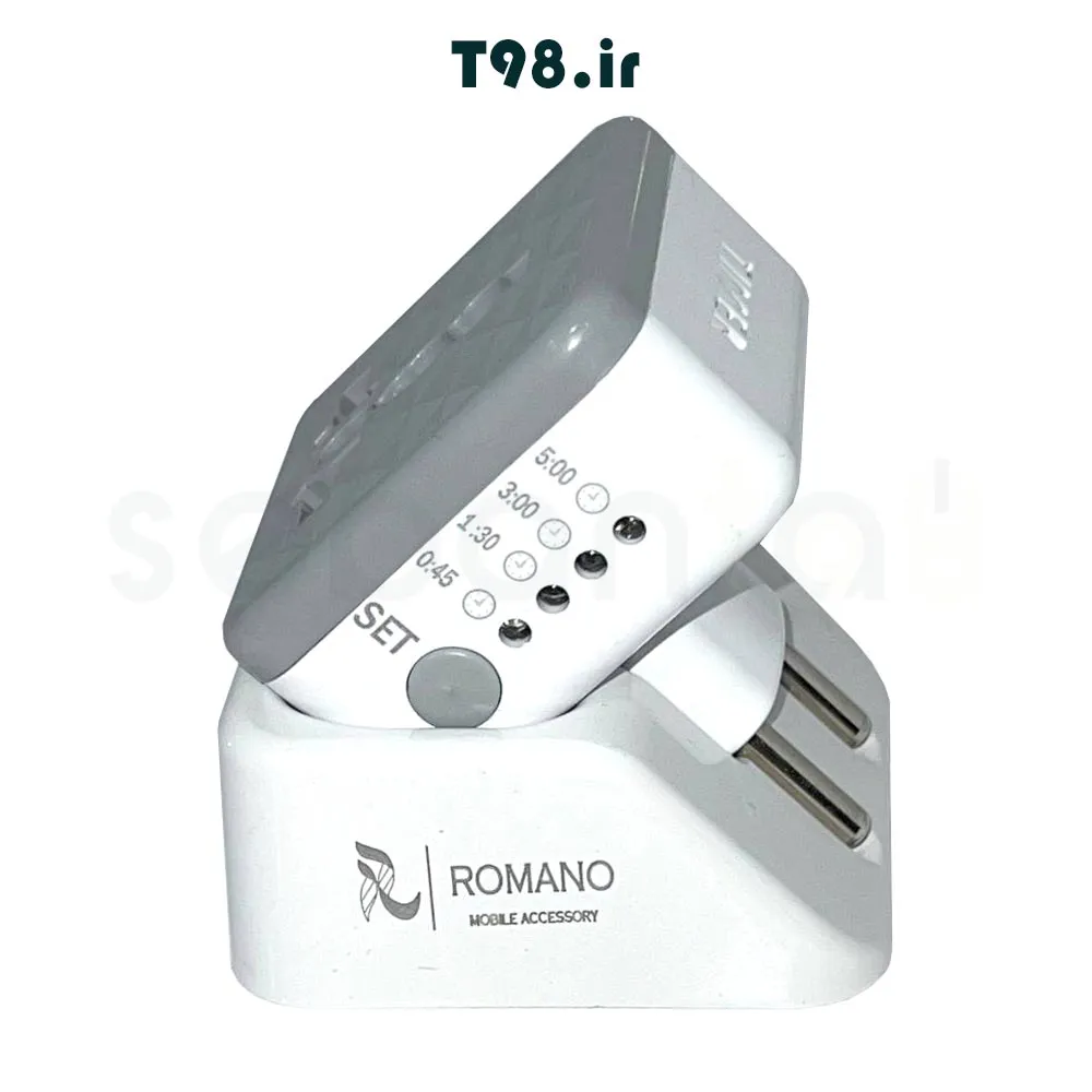 خرید محافظ تایمردار و تبدیل سه به دو شارژر رومانو در فروشگاه اینترنتی لپ تاپ سپنتا
