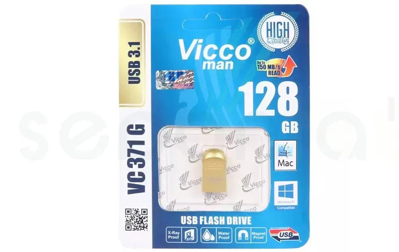 🔹 فلش مموری ویکومن مدل VC371G ظرفیت 128 گیگابایت، مقاوم و خوشساخت با گارانتی مادامالعمر. خریدی مطمئن از فروشگاه لپ تاپ سپنتا! ویژگیها ظرفیت : 128 گیگابایت درگاههای ارتباطی : USB 3.1 قابلیتها : مقاوم در برابر نفوذ آب | مقاوم در برابر ضربه و شوک | خرید فلش مموری 128 گیگابایت ویکومن مدل VC371G در فروشگاه اینترنتی لپ تاپ سپنتا