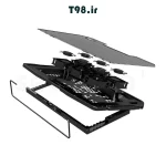 کول پد D-net DT-H9 با ۶ فن ۲۴۰۰ RPM، نورپردازی LED آبی، تنظیم ارتفاع و ۲ پورت USB، گزینه‌ای اقتصادی و کارآمد برای خنک‌سازی لپ‌تاپ‌های تا ۱۷ اینچ است. این محصول در فروشگاه سپنتا تی ۹۸ با تضمین اصالت کالا عرضه می‌شود.