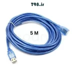 خرید کابل افزایش طول USB 2.0 شیلدار مدل ENET به طول 5 متر در فروشگاه لپ تاپ سپنتا