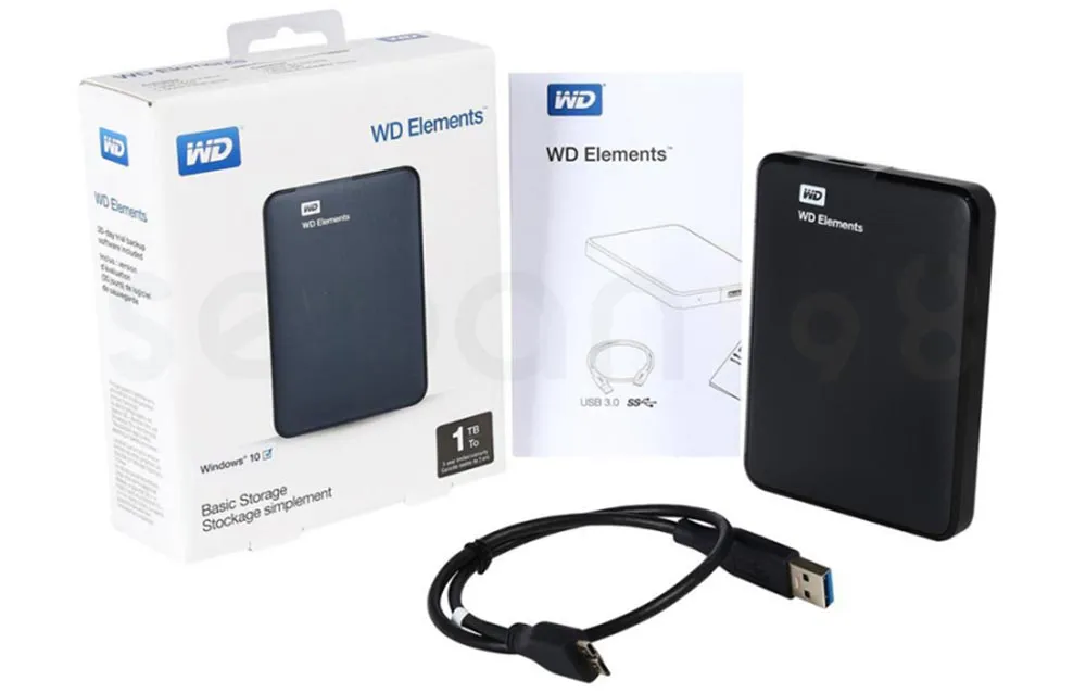 🔹 هارد اکسترنال 1 ترابایت وسترن دیجیتال مدل WD Elements همراه با کیف. مناسب ذخیرهسازی اطلاعات روزمره. خرید مطمئن از فروشگاه لپ تاپ سپنتا! ویژگیها ظرفیت : 1 ترابایت درگاههای ارتباطی : USB Type-A 3.0 سرعت چرخش : 5400 دور در دقیقه سرعت خواندن اطلاعات : تا 5 گیگابایت اسمی فرم فکتور : 2.5 اینچ نوع هارد : HDD اکسترنال اقلام همراه : دفترچه راهنما، کابل رابط، کیف محافظ گارانتی : 6 ماهه شرکتی نوع کالا : مونتاژ شرکتی هارد اکسترنال 1 ترابایت وسترن دیجیتال مدل WD Elements همراه با گارانتی 6 ماهه و کیف